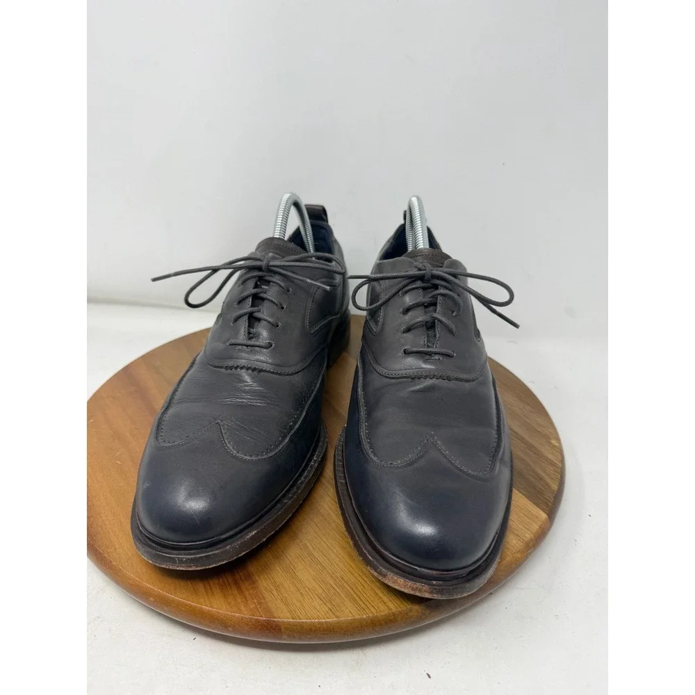 Cole Haan Mens Grand 360 Dark Brown Leather Wingtip Oxford Shoes C28646 9.5 M